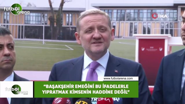 Göksel Gümüşdağ: Başakşehir'in emeğini bu ifadelerle yıpratmak kimsenin haddine değil