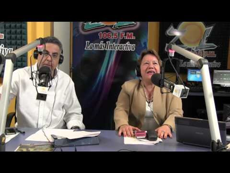 Gloria Ceballos dir. Onamet responde preguntas oyentes RD en Elsoldelatarde parte2