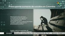Preocupa en Colombia aumento de suicidios