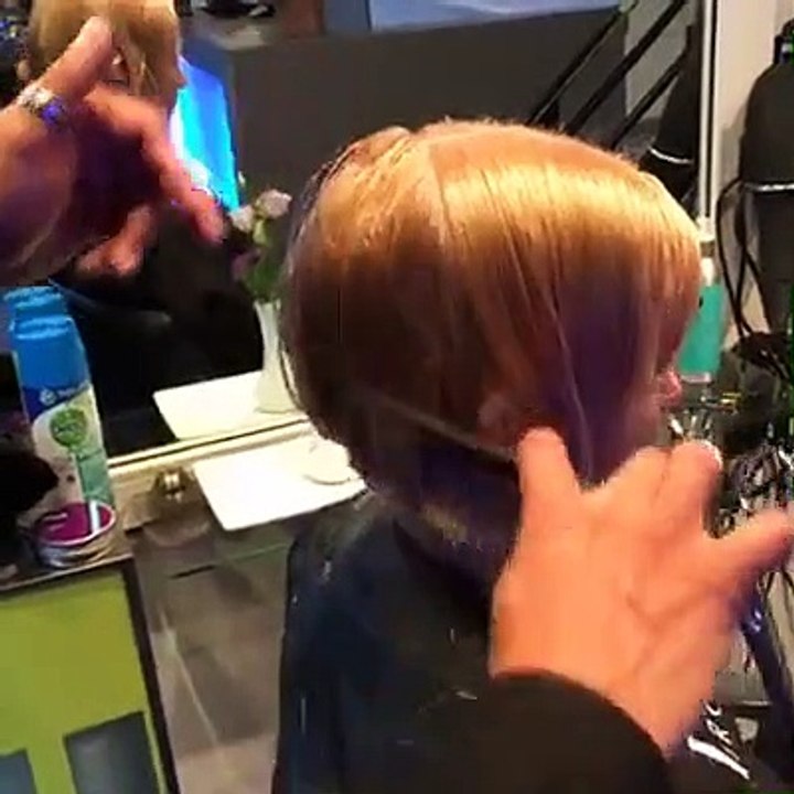 How to Cut a Layered Bob Haircut Tutorial step by step - Part2