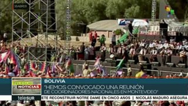 Bolivia transfiere la presidencia pro témpore de Unasur a Brasil