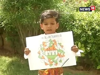 जयपुर में 5 साल का विहान कला के माध्यम से मतदान के लिए कर रहा जागरूक