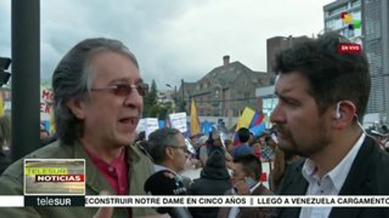 Marchan ecuatorianos contra medidas del gobierno de Lenín Moreno