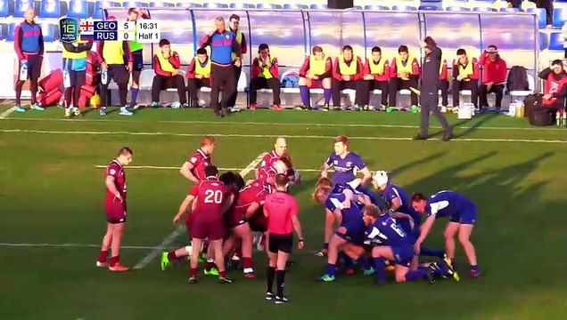 REPLAY GEORGIA / RUSSIA - RUGBY EUROPE U18 CHAMPIONSHIP 2019 - KALININGRAD