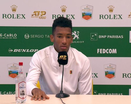 Monte-Carlo - Auger-Aliassime : Continuer à apprendre