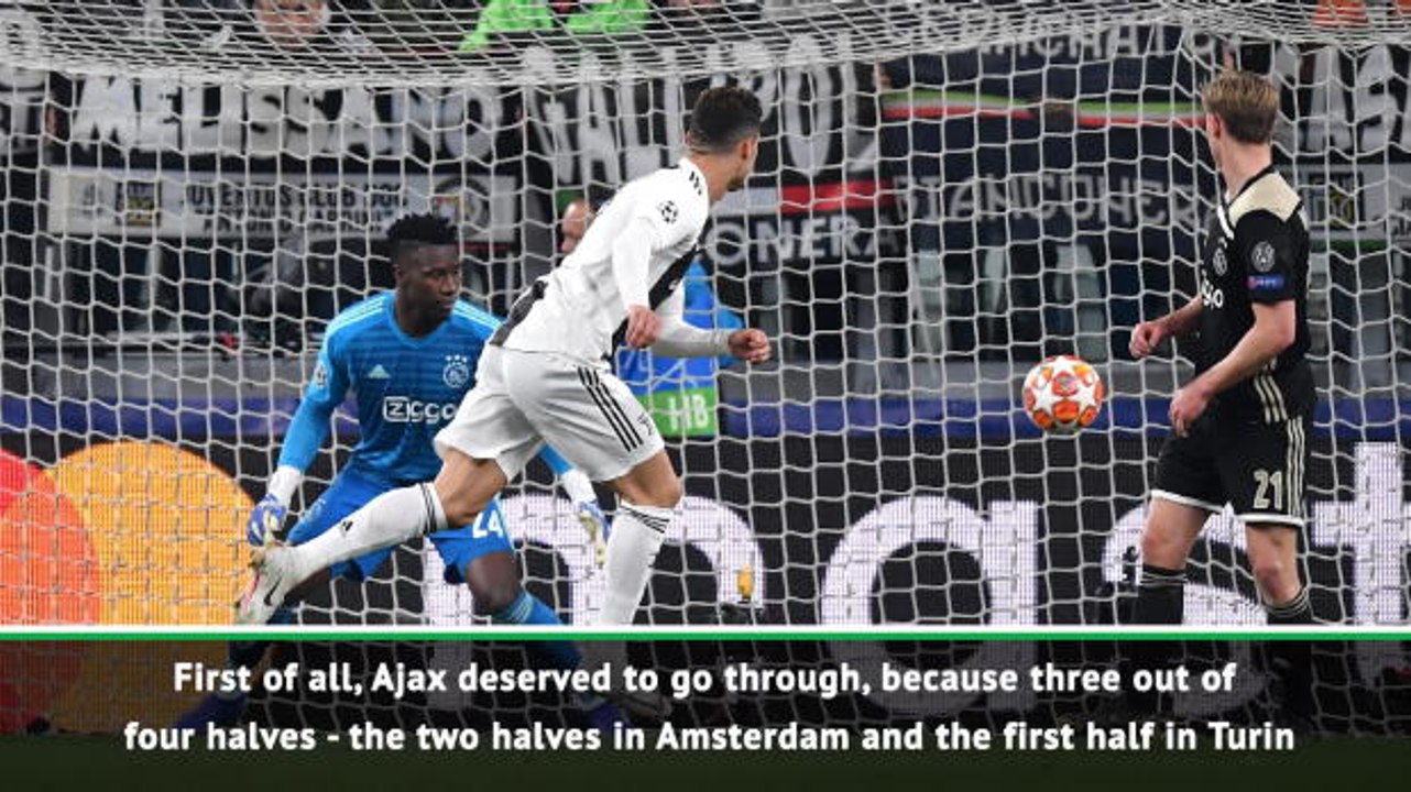 Ajax deserved to beat us - Allegri