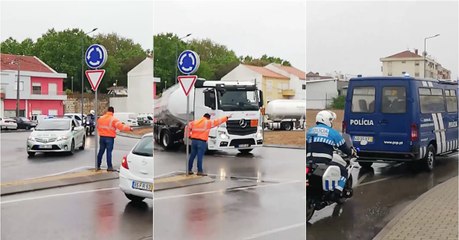 Camionistas escoltados pela GNR desistem de obedecer ao patrão