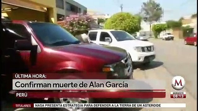 Muere ex presidente de Perú tras dispararse en la cabeza