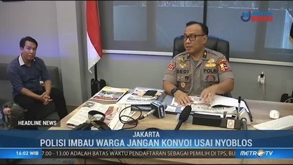 Antisipasi Rusuh, Polri Melarang Konvoi Kemenangan Pemilu 2019