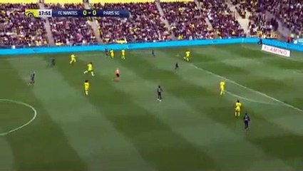 Dani Alves goal Nantes vs Psg 0-1