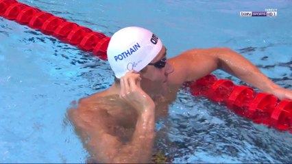 Natation :  Pothain le plus rapide sur 200m nage libre