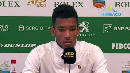 ATP - Rolex Monte-Carlo 2019 - Felix Auger-Aliassime : "Je suis sur la bonne voie"
