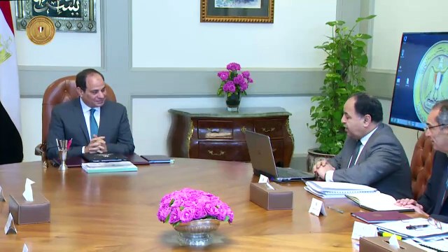 نشاط الرئيس اليوم.. السيسي يتابع منظومة التأمين الصحى