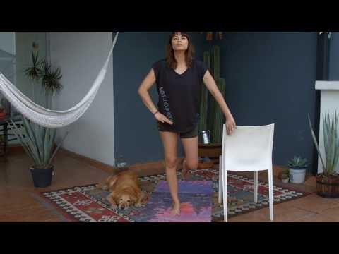 Rutina para adultos mayores o rehabilitación de piernas