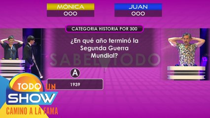 ¡Mónica Dionne y Juan Ríos demuestran en El Sabelotodo que tienen talento y mucha inteligencia!