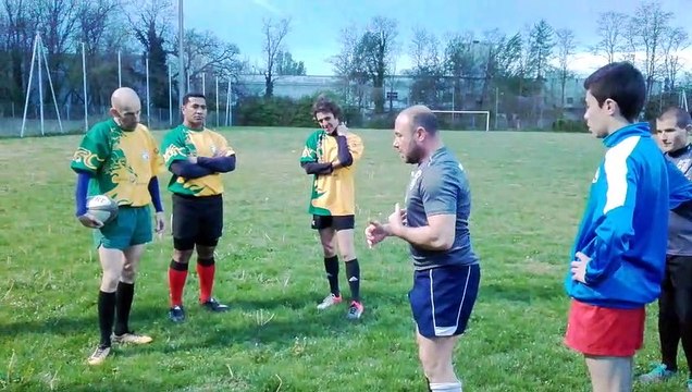 Rappel des règles avant match par Manu : les 3 mètres !