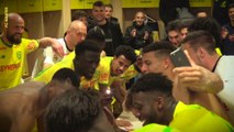 FC Nantes - Paris SG : la joie du vestiaire