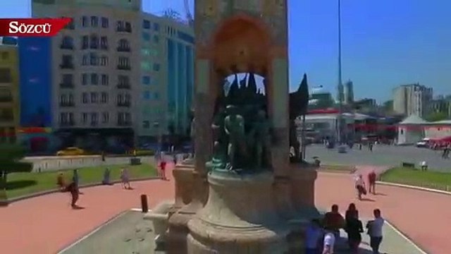 Ekrem İmamoğlu'nun Saraçhane mitingi drone ile böyle görüntülendi!