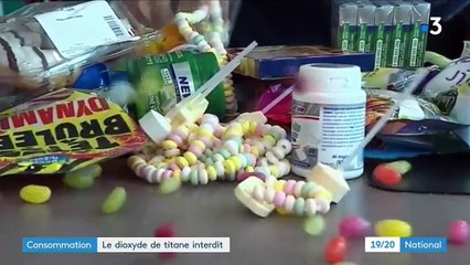 Alimentation : l'additif controversé E171 sera interdit l'an prochain