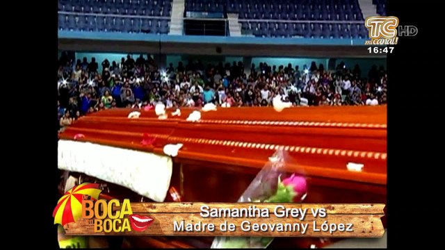 Samantha Grey responde a declaraciones hechas por la madre de Geovanny López