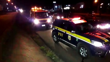 Colisão entre motos deixa um ferido na BR-277