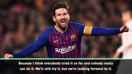 Thank God I don't have to think about Messi tonight - Klopp
