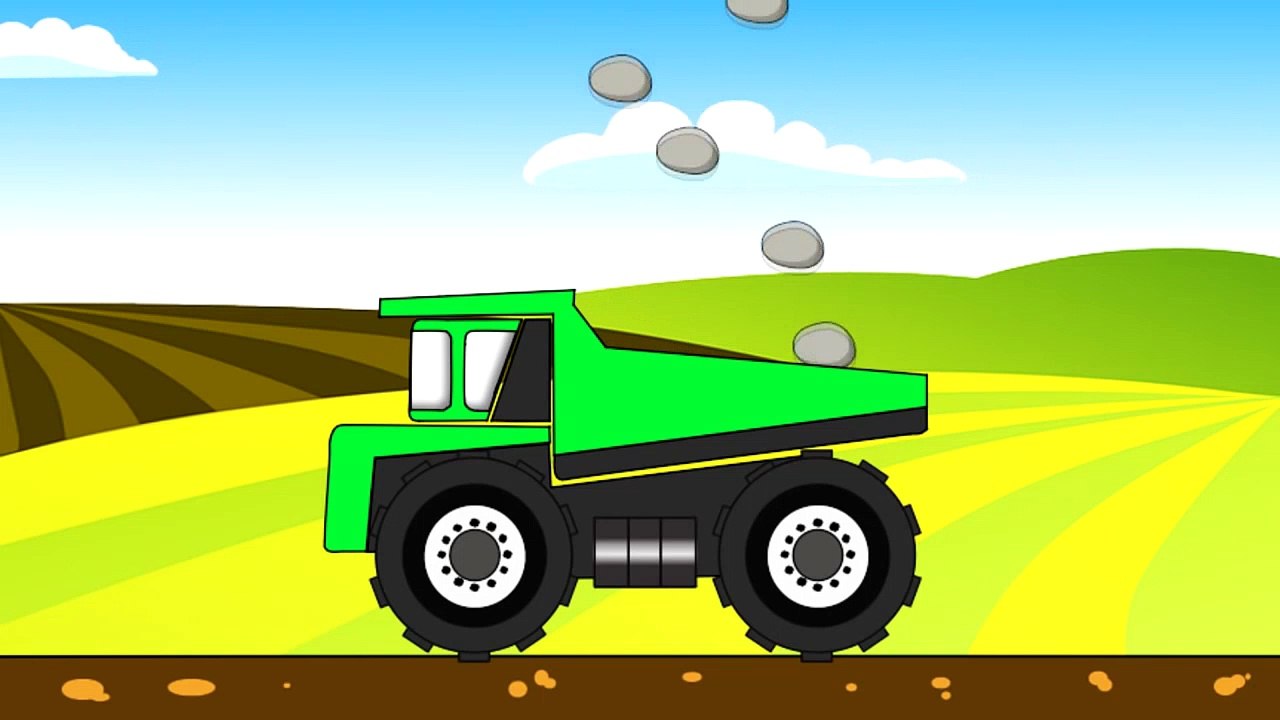 Monster Truck | Construction Machine | Construction and Use | Green Truck