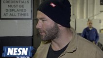 Julian Edelman Takes In Game 2 Of Celtics vs. Pacers At TD Garden