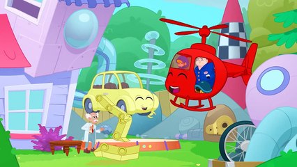 My Pet Superhero Dog Morphle! Towtruck and superhero puppy videos for kids