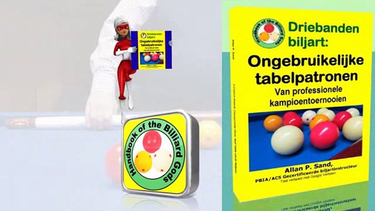 Video boeken voor Driebanden biljart: Ongebruikelijke tabelpatronen (nl)