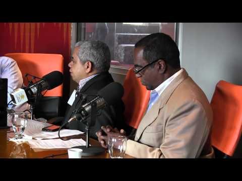 Valentin Amaro director feria del libro y Teo Terrero anuncian feria del libro 2015