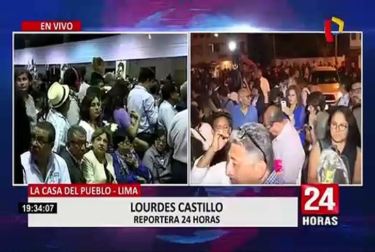 Militantes apristas esperan en la “Casa del Pueblo” para velar restos de Alan García