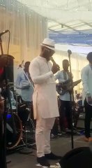 Man dancing gaga at ceremony