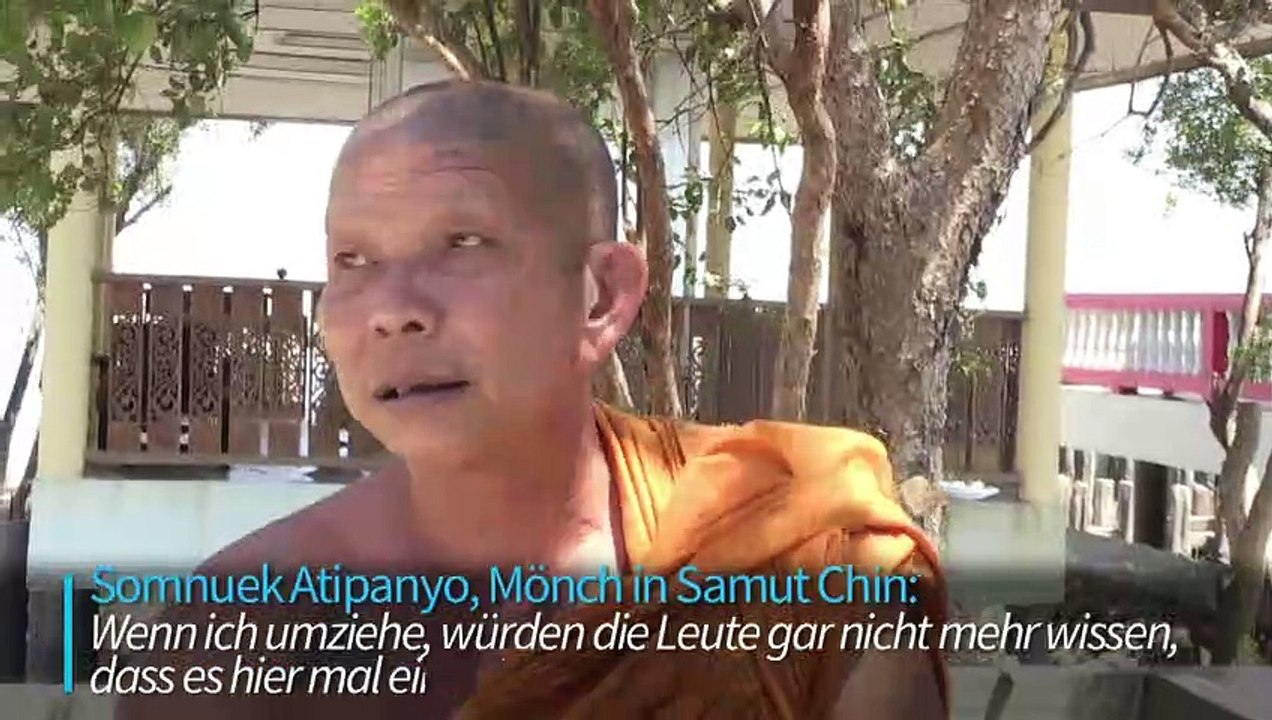 Klimawandel: Tempel in Thailand versinkt im Meer