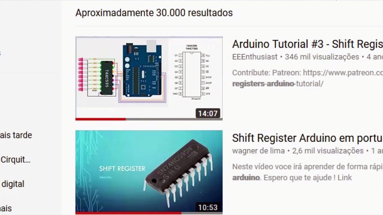 Arduino - 20 (Shift Registry)