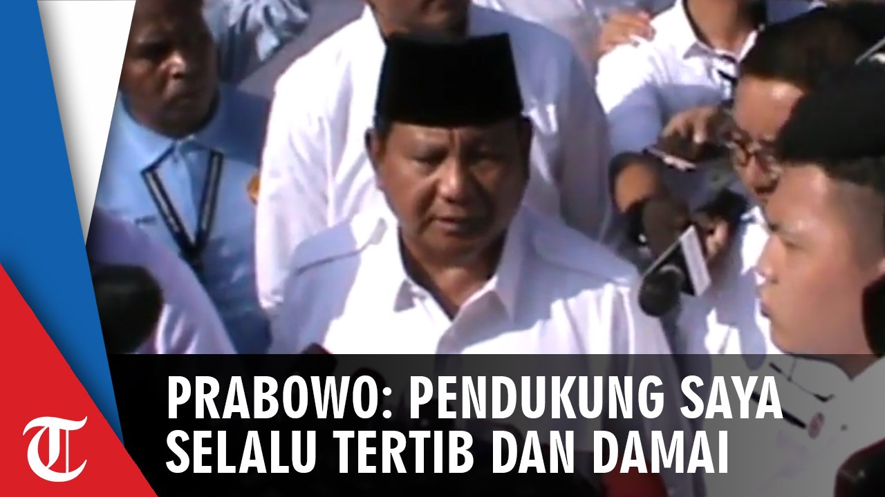 Prabowo Subianto Sebut Pendukungnya Selalu Tertib Tapi Tak Jamin Pemilu 2019 Tak Ada Chaos