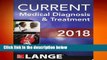 CURRENT Medical Diagnosis and Treatment 2018, 57th Edition Complete