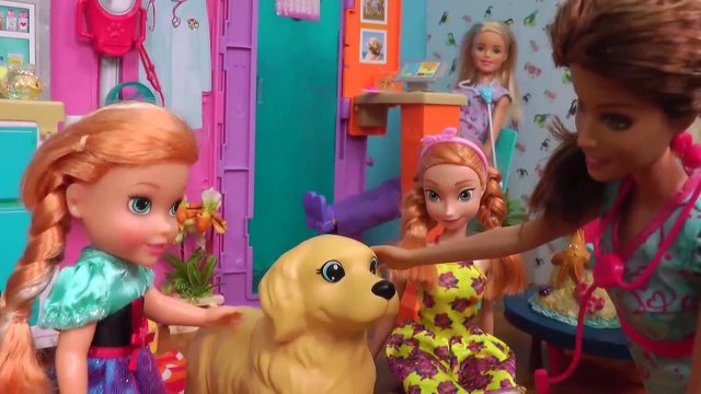 Les chiots ! Elsa & Anna les tout-petits chiens dans le Pet VET - Malade ? Animal médecin de la clinique