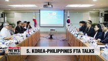 S. Korea, Phillipines  agree to pursue bilateral FTA negotiations