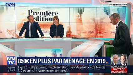 850 euros en plus par ménage en 2019