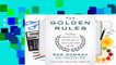 Review  The Golden Rules: Finding World-Class Excellence in Your Life and Work - Bob Bowman