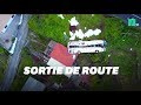 Madère : les images de l'accident de bus filmées par un drone