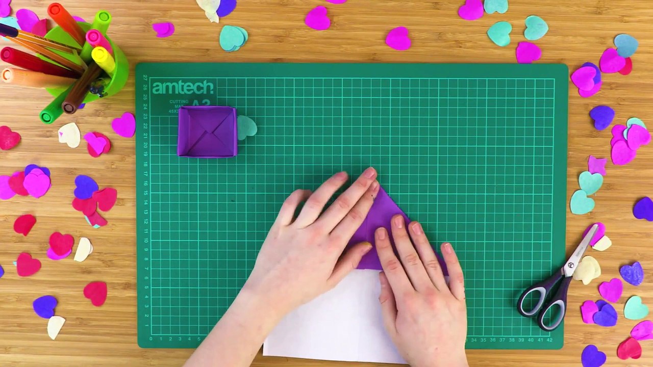 How To Make.. An Origami Heart and Box For Valentine's Day ❤ Valentines Craft Ideas  Crafty Kids