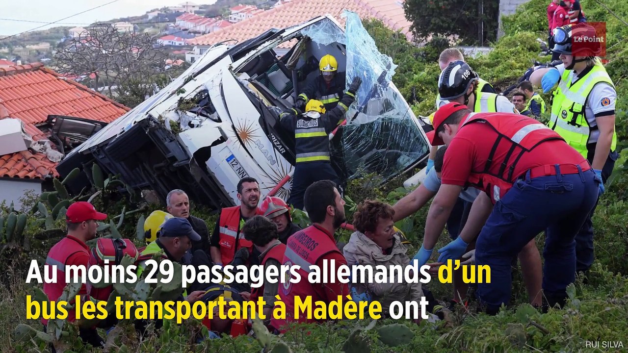 Portugal : au moins 29 touristes allemands tués dans un accident de bus à Madère