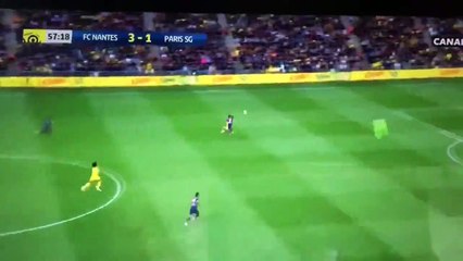 PSG nearly concede a funny goal because Buffon went out of his goal against Nantes