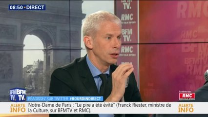 Franck Riester: "L'argent qui est collecté sera affecté à la restauration et à l'entretien de Notre-Dame de Paris"