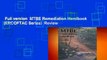 Full version  MTBE Remediation Handbook (ERCOFTAC Series)  Review