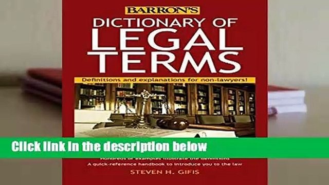 Full E-book Dictionary of Legal Terms: Definitions and Explanations for Non-Lawyers Review