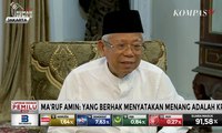 Hasil Hitung Cepat, Ma'ruf Amin: Yang Berhak Menyatakan Menang Adalah KPU