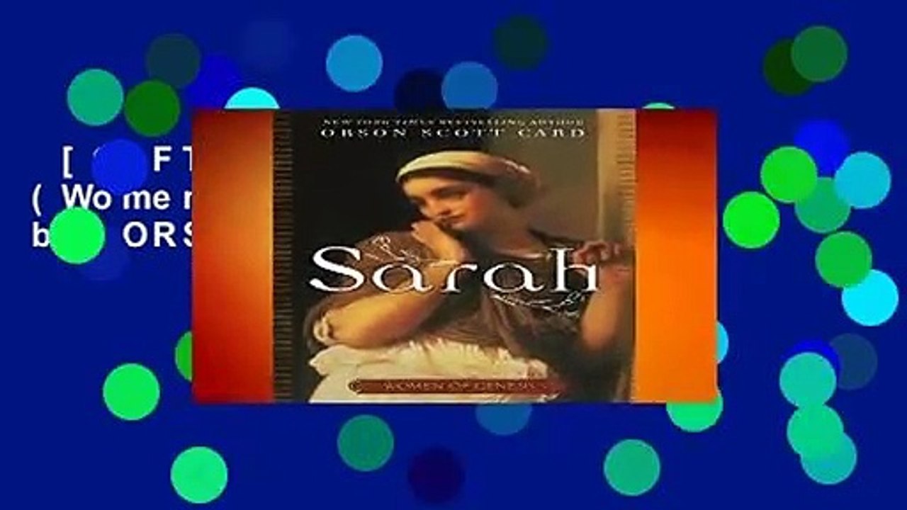[GIFT IDEAS] Sarah (Women of Genesis) by ORSON SCOTT CARD